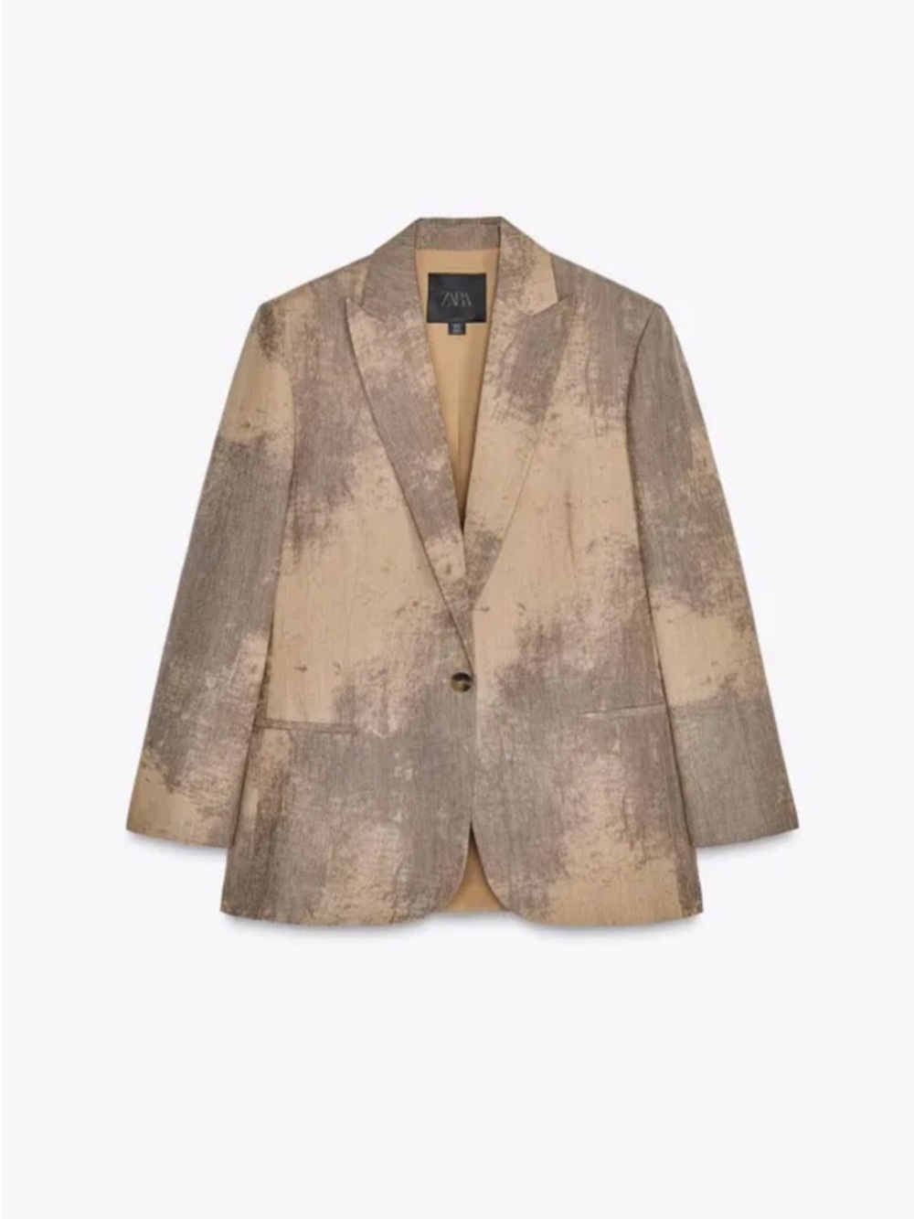 Zara Viral Oversized Single-Button Blazer NWT
